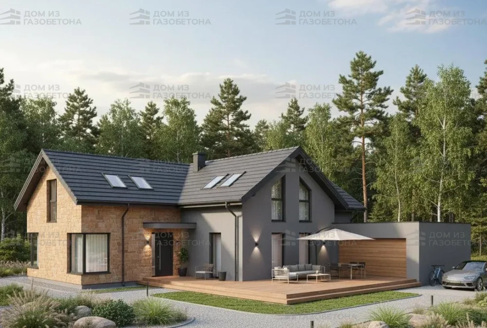 Проект Одноэтажный дом 20 на 16, 178 м2