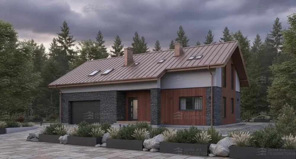 Проект Двухэтажный дом 18 на 11, 205 м2