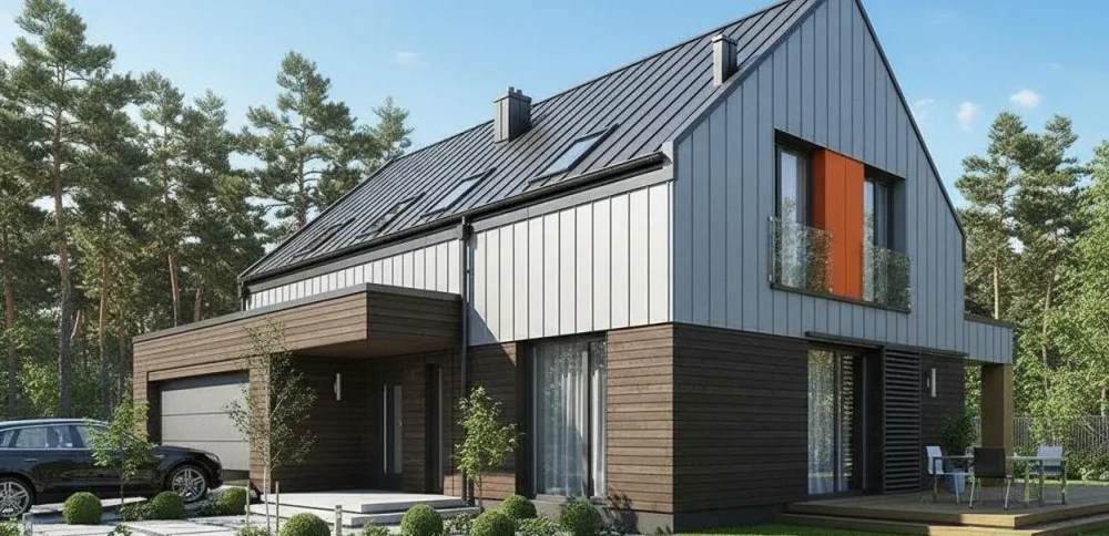 Проект Двухэтажный дом 14 на 10, 169 м2