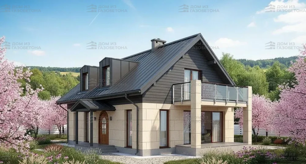 Проект Двухэтажный дом 9 на 20, 205 м2