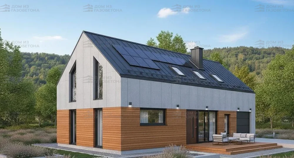 Проект Двухэтажный дом 17 на 9, 162 м2