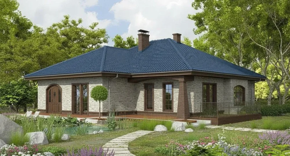 Проект Двухэтажный дом 16 на 18, 229 м2