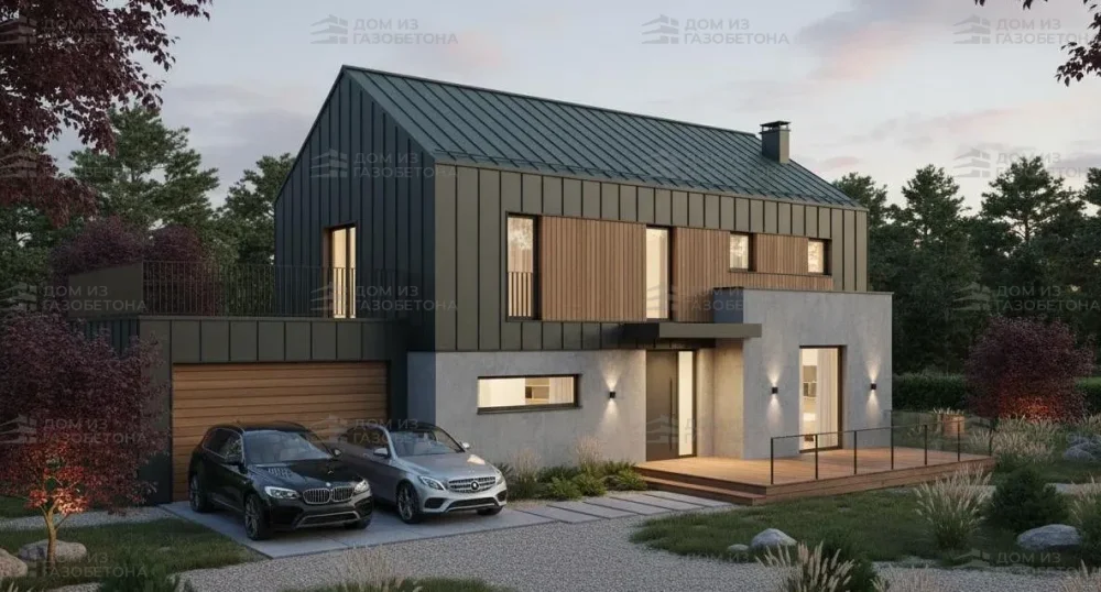 Проект Одноэтажный дом 16 на 11, 127 м2