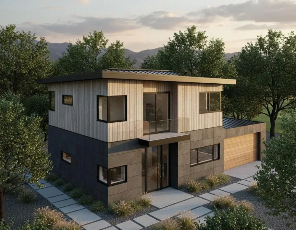 Проект Двухэтажный дом 20 на 10, 212 м2